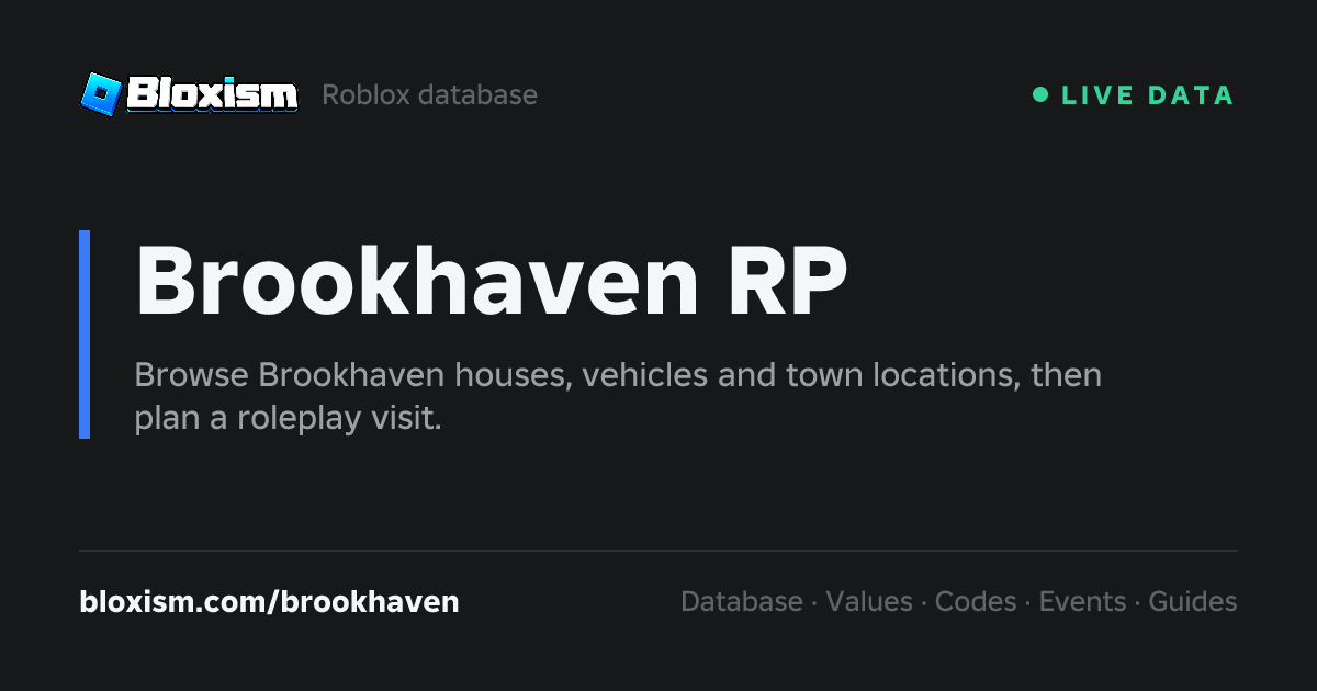 Brookhaven RP forum · Bloxism